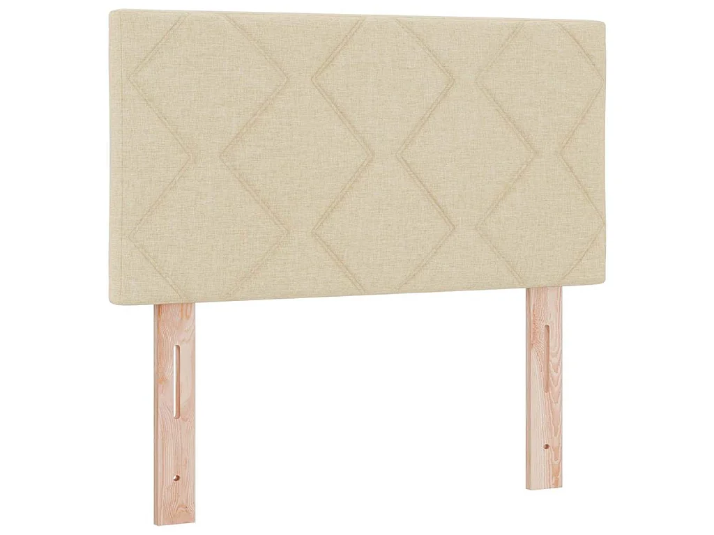 Hoofdbord Crème 80 cm Stof