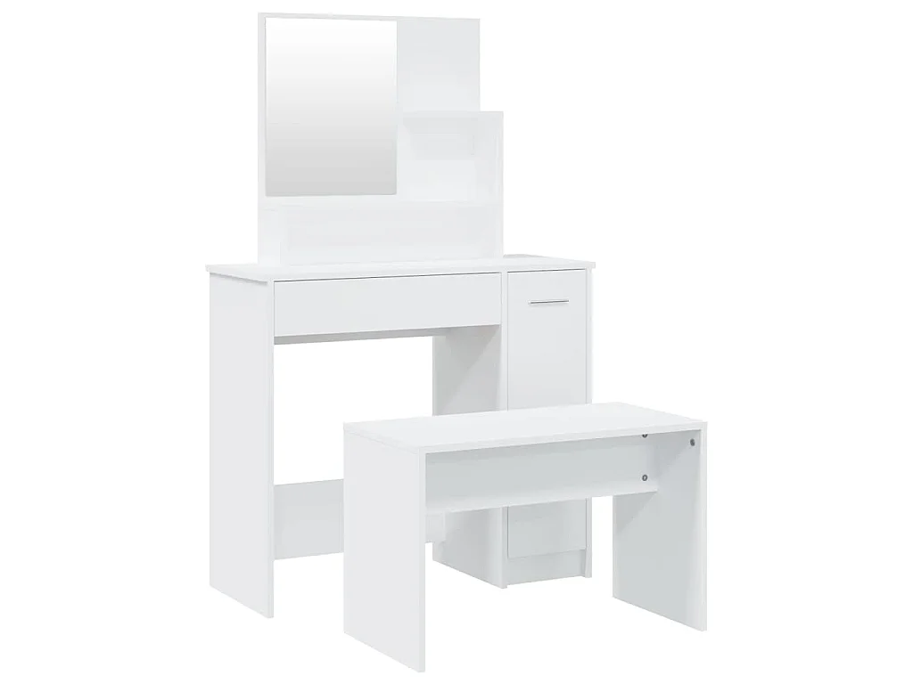 Kaptafelset 86,5x35x136 cm wit