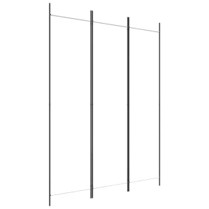 Kamerscherm met 3 panelen 150×200 cm stof wit Kamerscherm met 3 panelen 150×200 cm stof wit