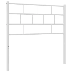 Vervangend hoofdbord 107 cm metaal wit