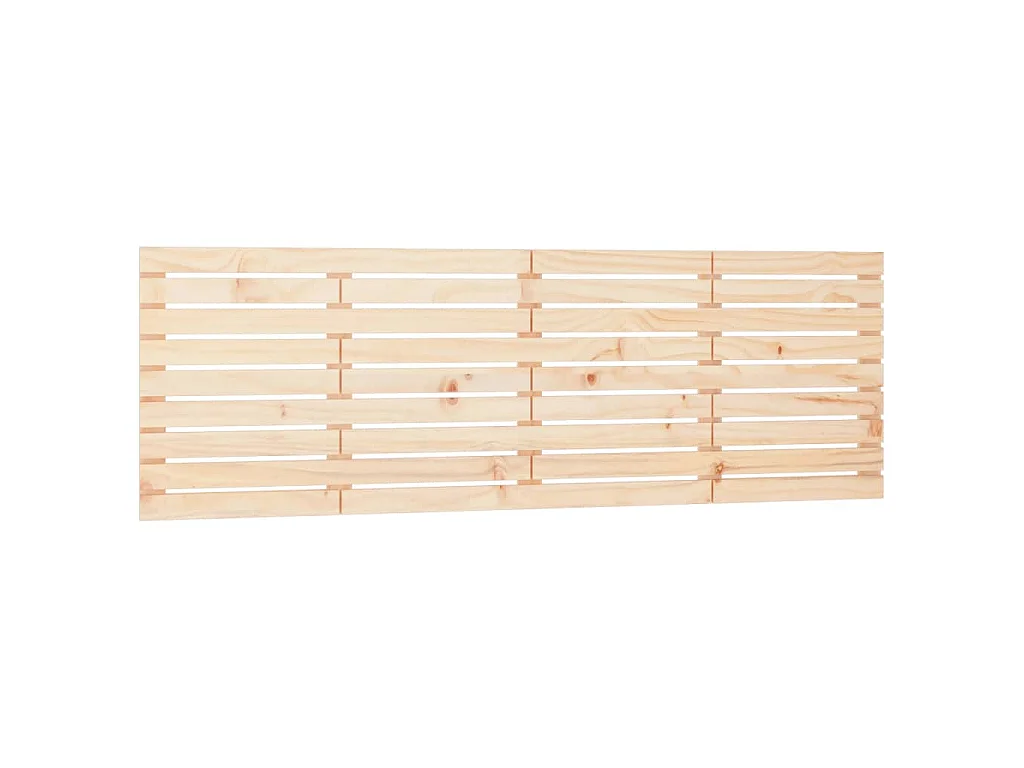 Hoofdbord wandmontage 206x3x63 cm massief grenenhout