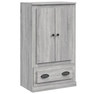 Hoge kast 60×35,5×103,5 cm bewerkt hout grijs sonoma eikenkleur Hoge kast 60×35,5×103,5 cm bewerkt hout grijs sonoma eikenkleur