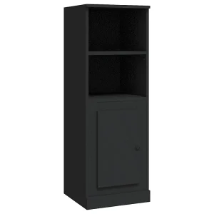 Hoge kast 36×35,5×103,5 cm bewerkt hout zwart Hoge kast 36×35,5×103,5 cm bewerkt hout zwart