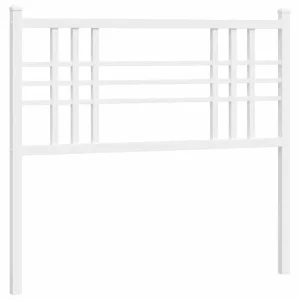 Vervangend hoofdbord 107 cm metaal wit Vervangend hoofdbord 107 cm metaal wit