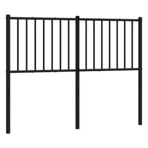 Vervangend hoofdbord metaal zwart 120 cm Vervangend hoofdbord metaal zwart 120 cm