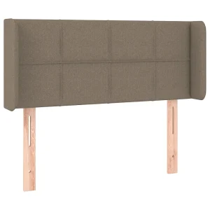 Hoofdbord met randen 83x16x78/88 cm stof taupe Hoofdbord met randen 83x16x78/88 cm stof taupe
