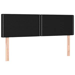 Hoofdborden 144x5x78/88 cm stof zwart Hoofdborden 144x5x78/88 cm stof zwart