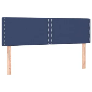 Hoofdborden 144x5x78/88 cm stof blauw Hoofdborden 144x5x78/88 cm stof blauw