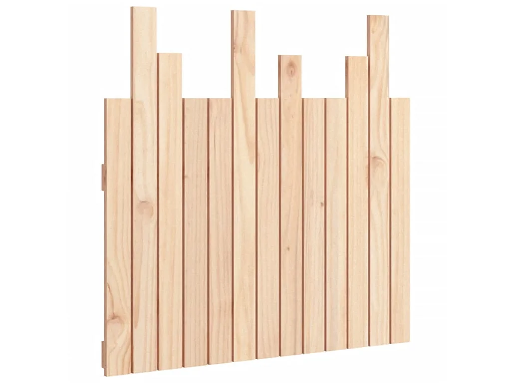 Hoofdbord wandmontage 82,5x3x80 cm massief grenenhout