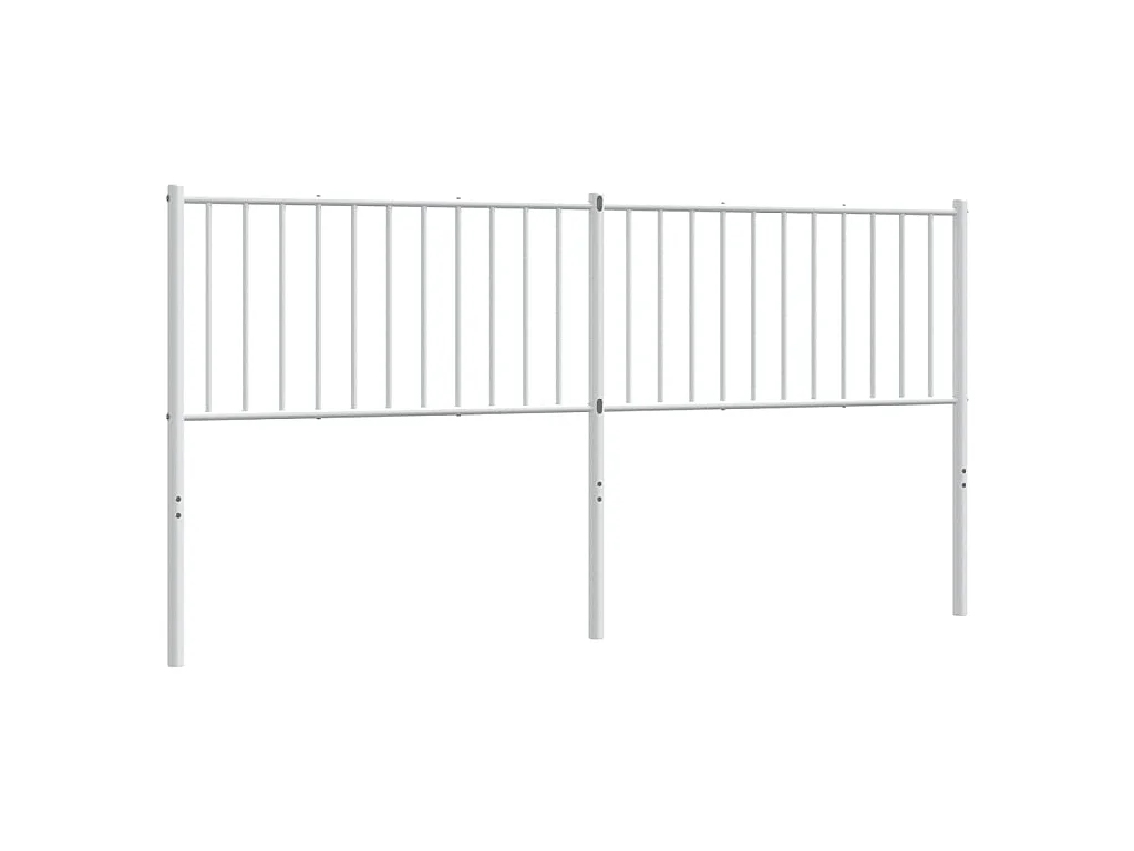 Vervangend hoofdbord 180 cm metaal wit