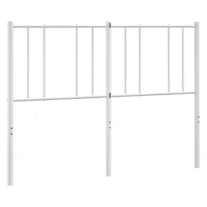 Vervangend hoofdbord metaal wit 120 cm Vervangend hoofdbord metaal wit 120 cm
