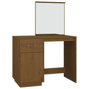 Kaptafel 95x50x134 cm massief grenenhout honingbruin Kaptafel 95x50x134 cm massief grenenhout honingbruin
