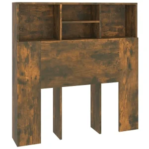 Hoofdbordkast 100x19x103,5 cm gerookt eikenkleurig