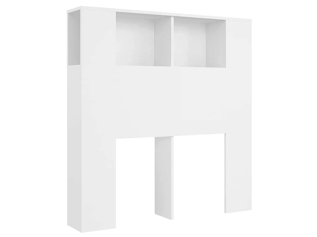 Hoofdbordkast wit 100x18,5x102,5 cm
