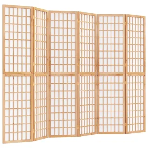 Kamerscherm inklapbaar 6 panelen Japanse stijl 240×170 cm Kamerscherm inklapbaar 6 panelen Japanse stijl 240×170 cm