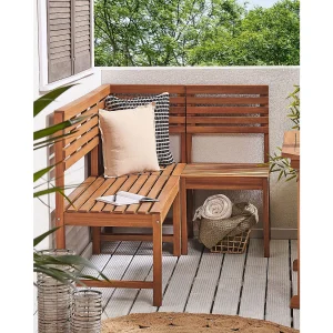 Tuin hoekmodule TREIA Acaciahout Bruin