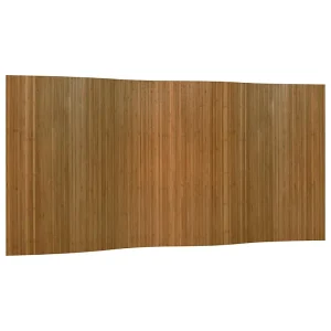 Kamerscherm breedte 400 cm hoogte 165 cm bamboe bruin Kamerscherm breedte 400 cm hoogte 165 cm bamboe bruin