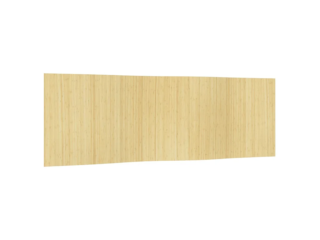 Kamerscherm breedte 600 cm hoogte 165 cm bamboe lichtnaturel