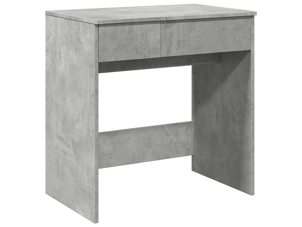 Kaptafel met spiegel 73x46,5x120 cm betongrijs