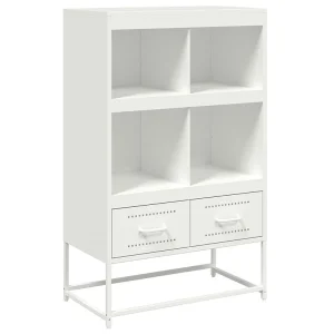 Hoge kast 68x39x111,5 cm staal wit Hoge kast 68x39x111,5 cm staal wit