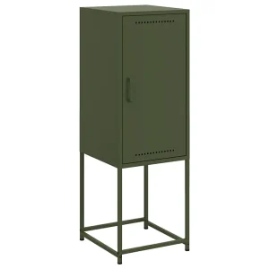 Hoge kast 36x39x107 cm staal olijfgroen Hoge kast 36x39x107 cm staal olijfgroen