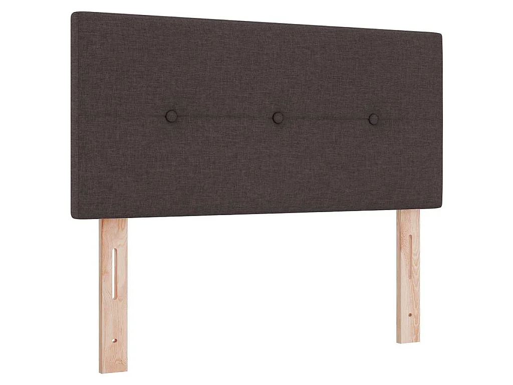 in hoogte verstelbaar hoofdbord Donkerbruin 80 cm Stof