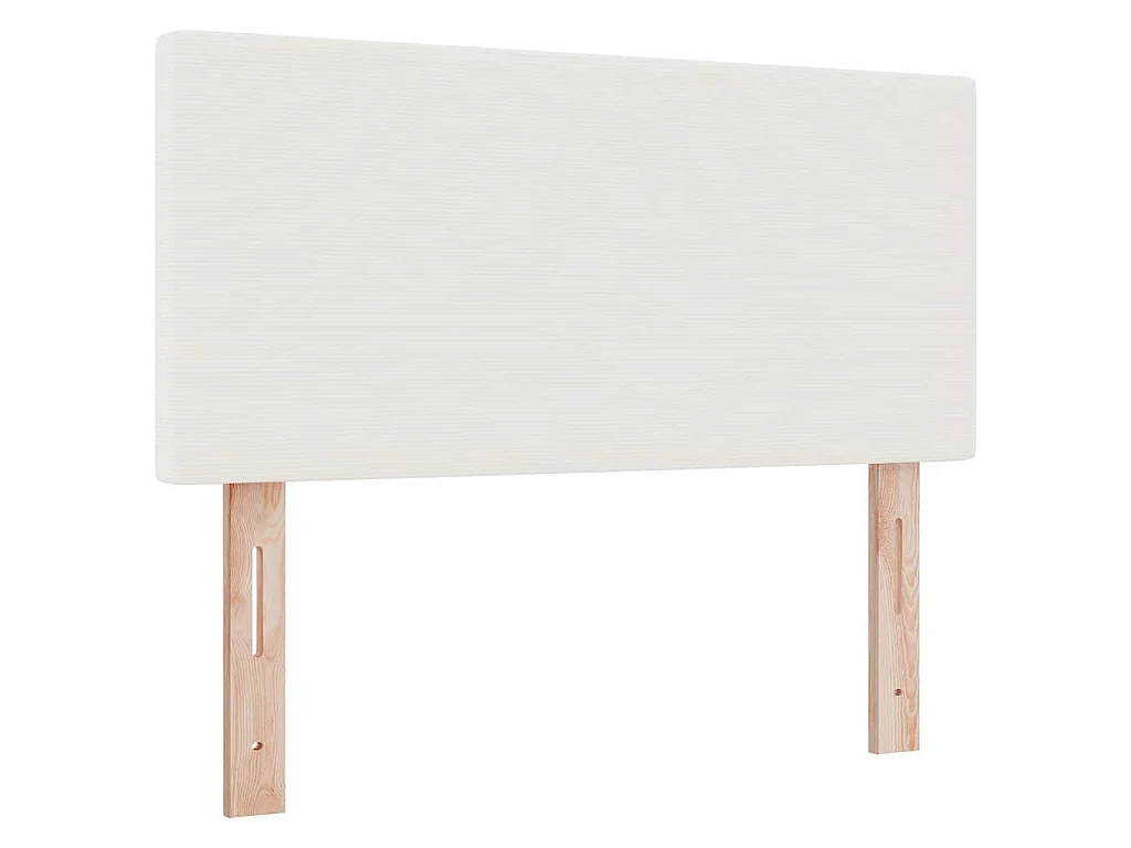 Hoofdbord Crème 100 cm Katoen Stof