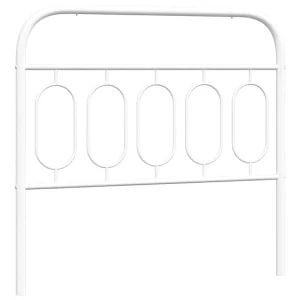 Vervangend hoofdbord 107 cm metaal wit Vervangend hoofdbord 107 cm metaal wit
