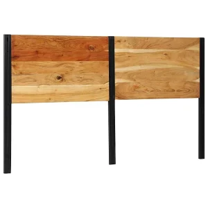 Hoofdeinde 180 cm massief hout acaciahout en ijzer Hoofdeinde 180 cm massief hout acaciahout en ijzer