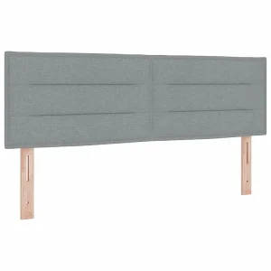 Hoofdbord Lichtgrijs 144 cm Stof