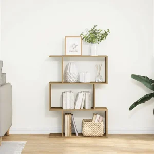 Kamerscherm / boekenkast 3-laags 70x24x97 cm hout artisanaal Kamerscherm / boekenkast 3-laags 70x24x97 cm hout artisanaal