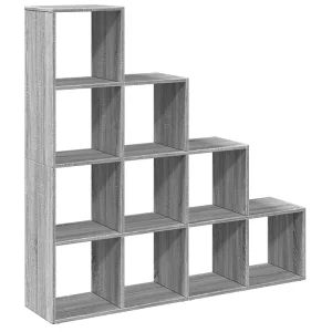 Kamerscherm / boekenkast 131,5x29x131,5 cm hout grijs sonoma Kamerscherm / boekenkast 131,5x29x131,5 cm hout grijs sonoma