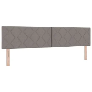 Hoofdbord Taupe 200 cm Stof
