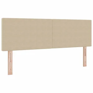 Hoofdbord Lichtgroen Grijs 144 cm Katoen Stof