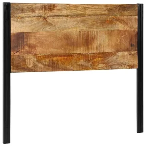 Hoofdeinde 120 cm massief hout mango en ijzer Hoofdeinde 120 cm massief hout mango en ijzer