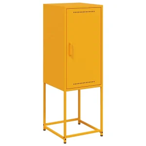 Hoge kast 36x39x107 cm staal mosterdgeel Hoge kast 36x39x107 cm staal mosterdgeel