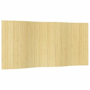 Kamerscherm breedte 400 cm hoogte 165 cm bamboe lichtnaturel Kamerscherm breedte 400 cm hoogte 165 cm bamboe lichtnaturel