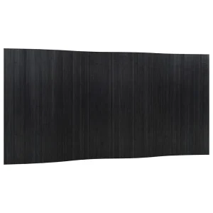 Kamerscherm breedte 400 cm hoogte 165 cm bamboe zwart Kamerscherm breedte 400 cm hoogte 165 cm bamboe zwart