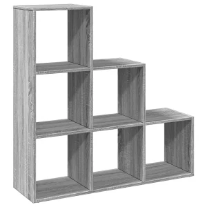 Kamerscherm / boekenkast 3-laags 99x29x99 cm hout grijs sonoma Kamerscherm / boekenkast 3-laags 99x29x99 cm hout grijs sonoma