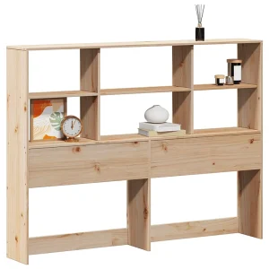 Hoofdbord met opbergruimte 140 cm massief grenenhout Hoofdbord met opbergruimte 140 cm massief grenenhout