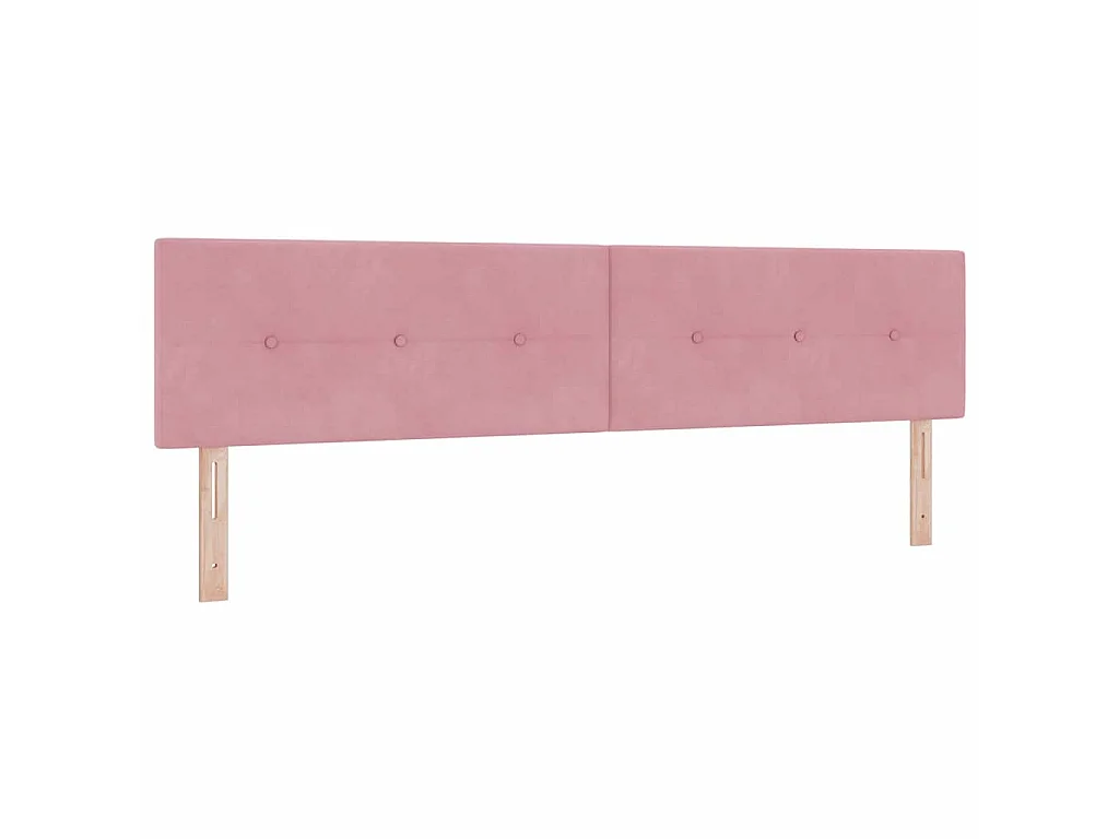 Hoofdbord Roze 200 cm Fluweel