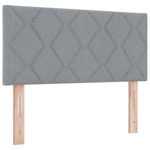 Hoofdbord Lichtgrijs 90 cm Stof