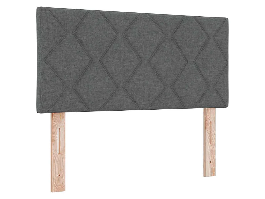 Hoofdbord Donkergrijs 100 cm Stof