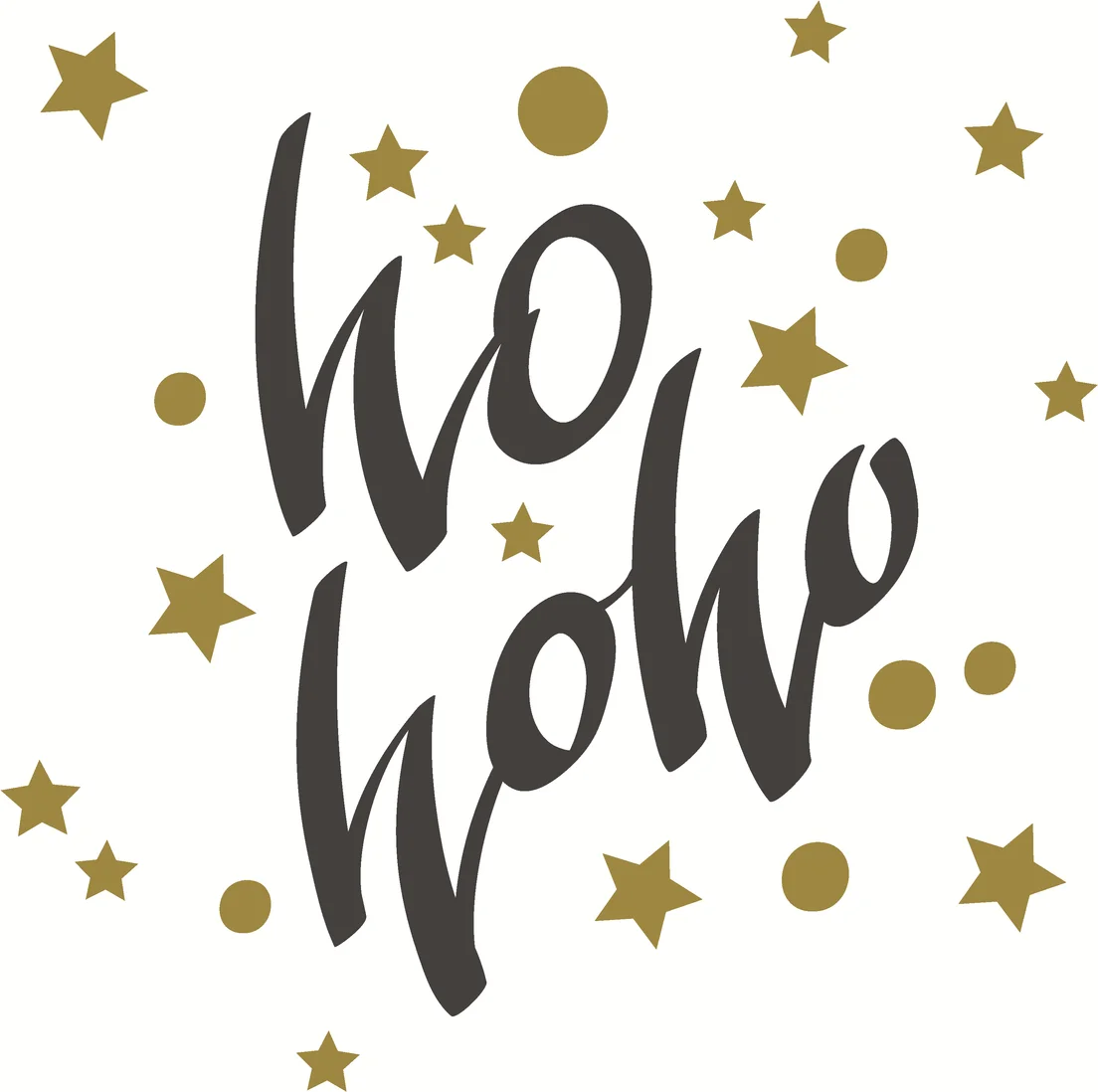 Paper + Design servet ho-ho stars 33 x 33 cm 20 stuks