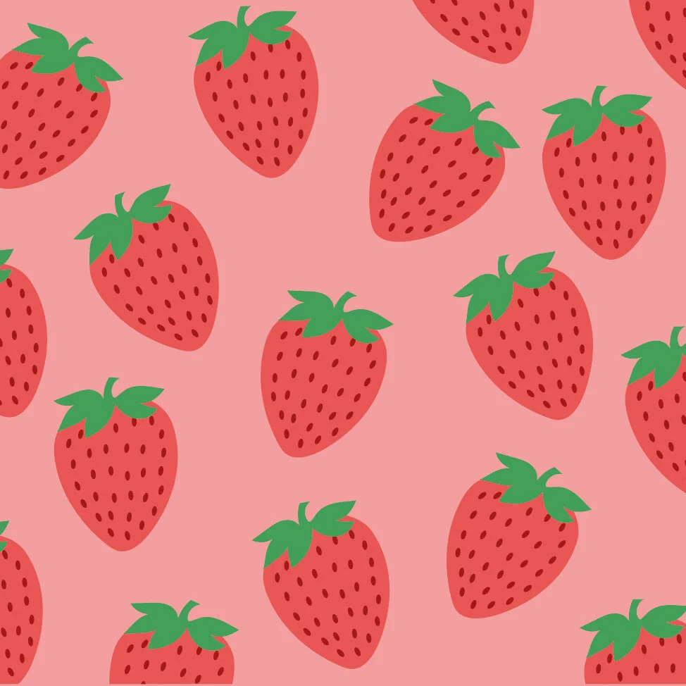 Servet Strawberry roze 33 x 33 cm 20 stuks
