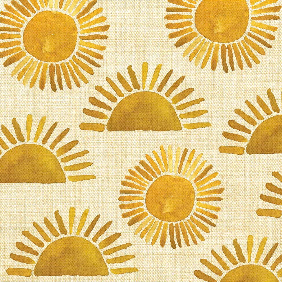 Servet Sunshine geel 33 x 33 cm 20 stuks