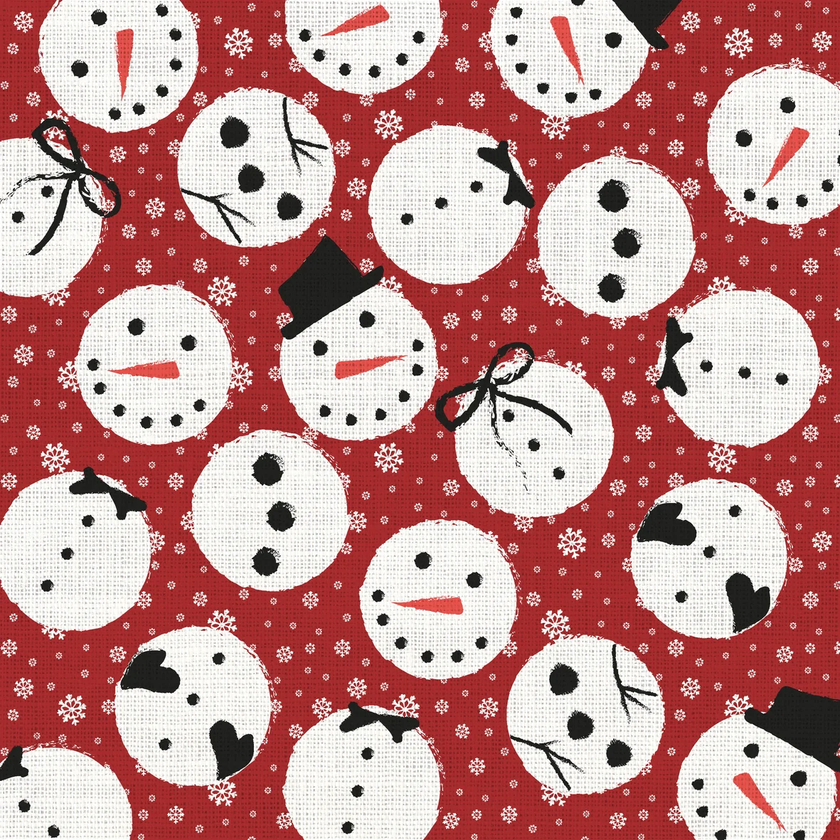 Paper + Design servet jolly snowman 33 x 33 cm 20 stuks