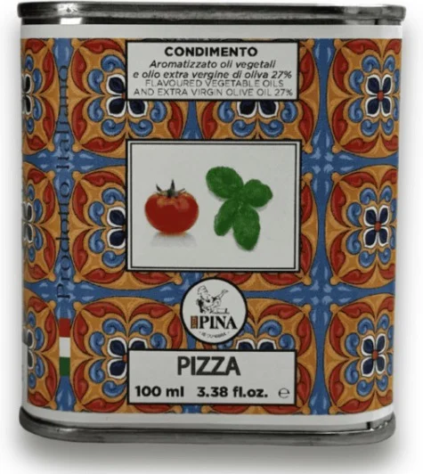 Maioliche condimento olijfolie in blik Pizza 100 ml