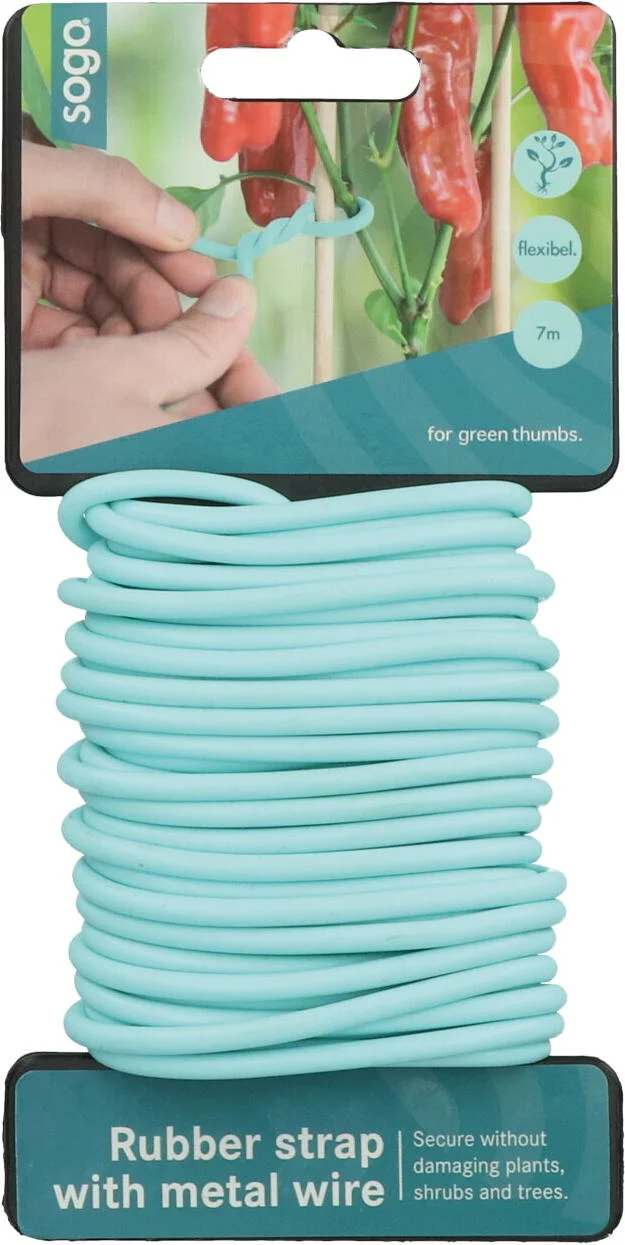 Sogo rubberband met ijzerdraad 7 m