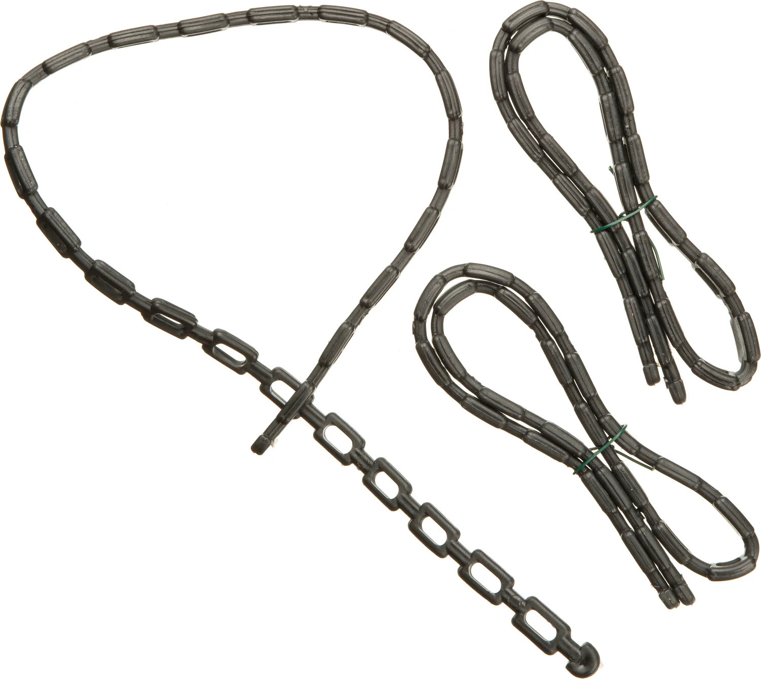 Nature heesterband 54 cm zwart 3 stuks